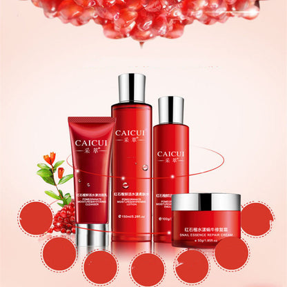 Pomegranate Set Moisturizing Cosmetics Skin Care Products